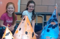 a) Halloween Lantern Making